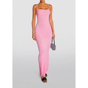 SKIMS Ribbed Long Slipdress Cotton Candy X-Large